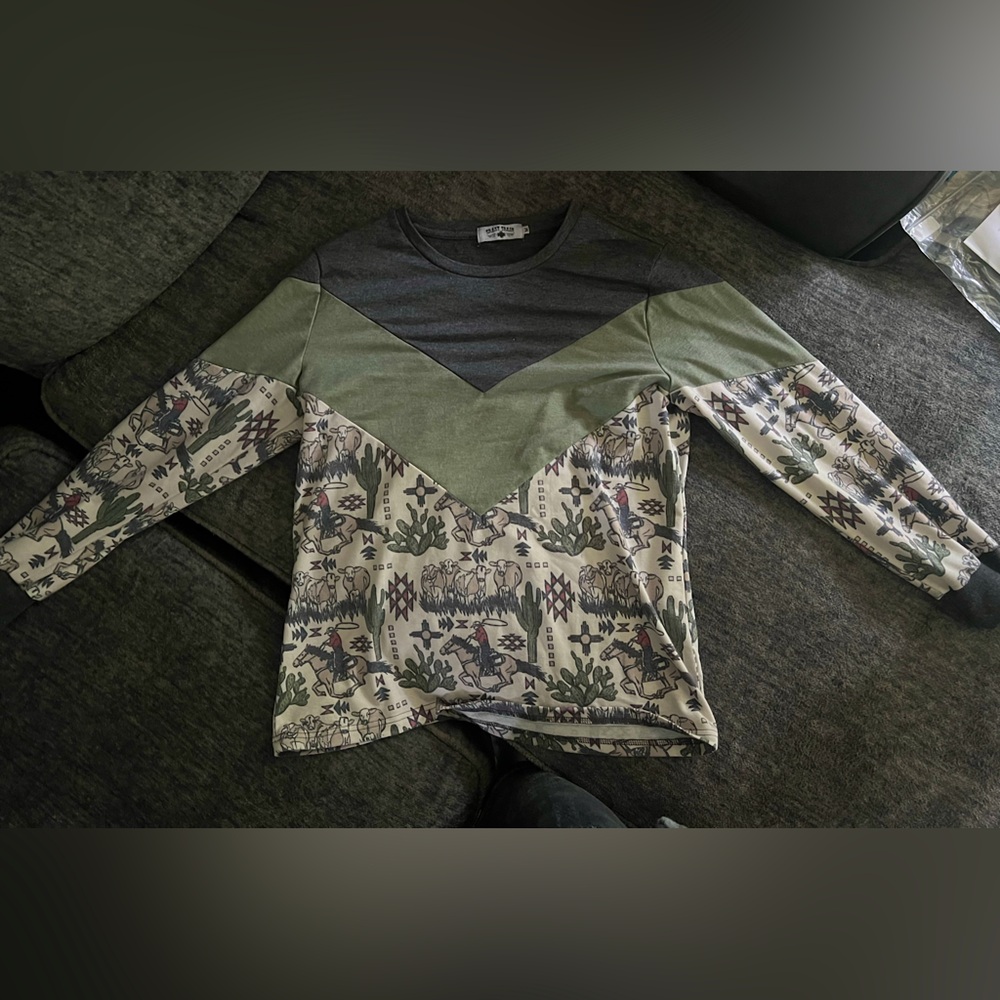 Crazy train long sleeve shirt